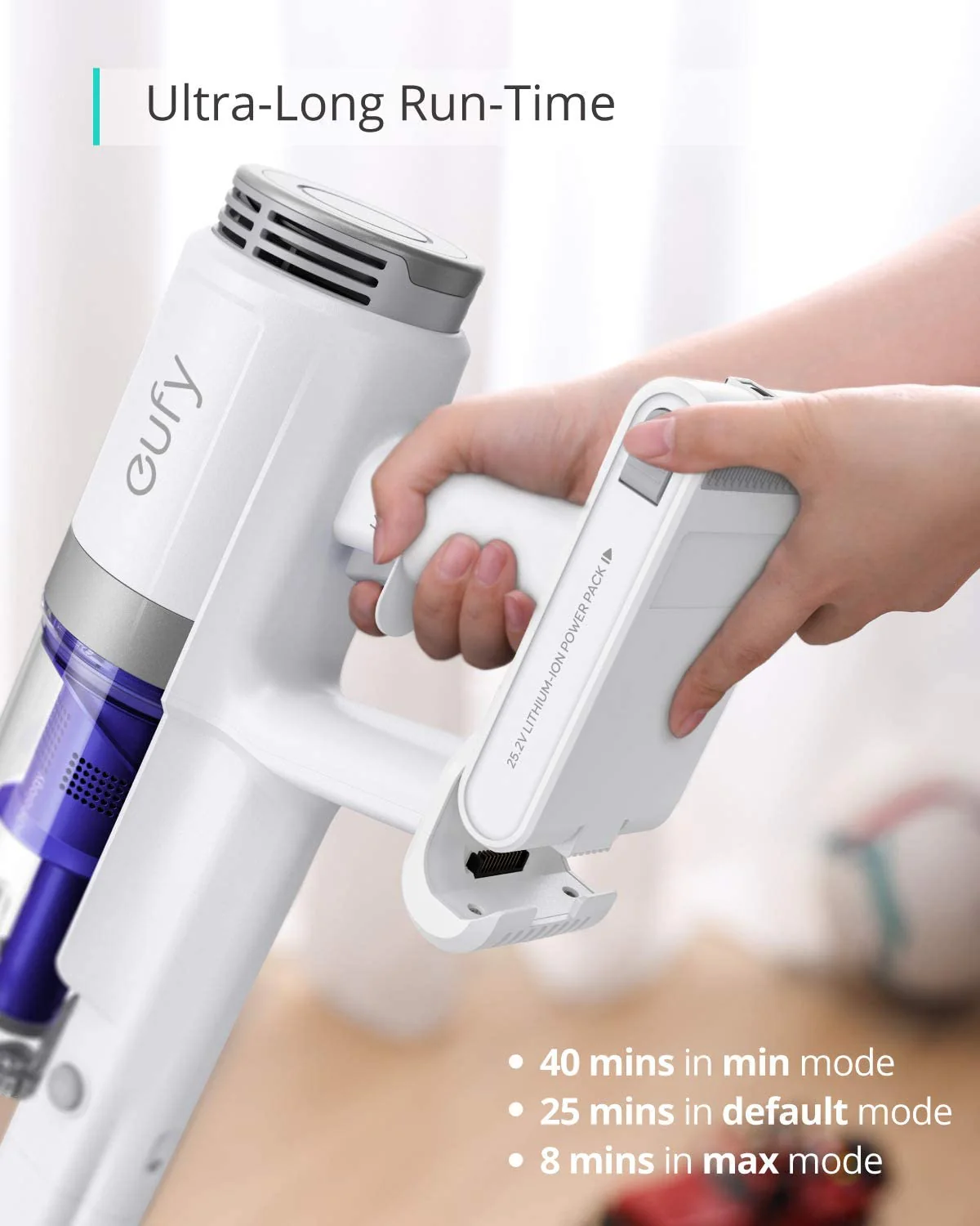 Anker eufy, HomeVac S11 Go, Cordless Stick Vacuum Cleaner (T2501K11) - Image 3