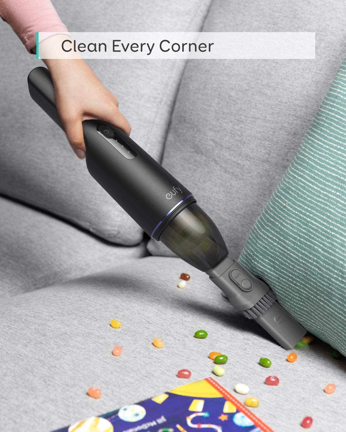 Anker eufy HomeVac H11, Cordless Handheld Vacuum Cleaner (T2520K31) - Image 2