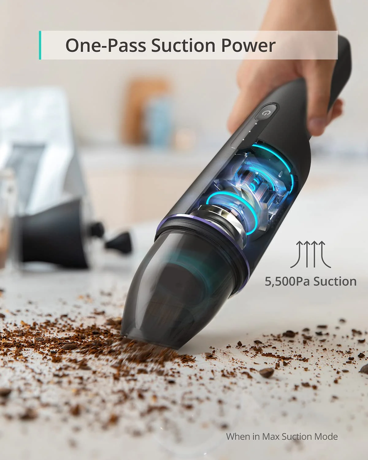 Anker eufy HomeVac H11, Cordless Handheld Vacuum Cleaner (T2520K31) - Image 3
