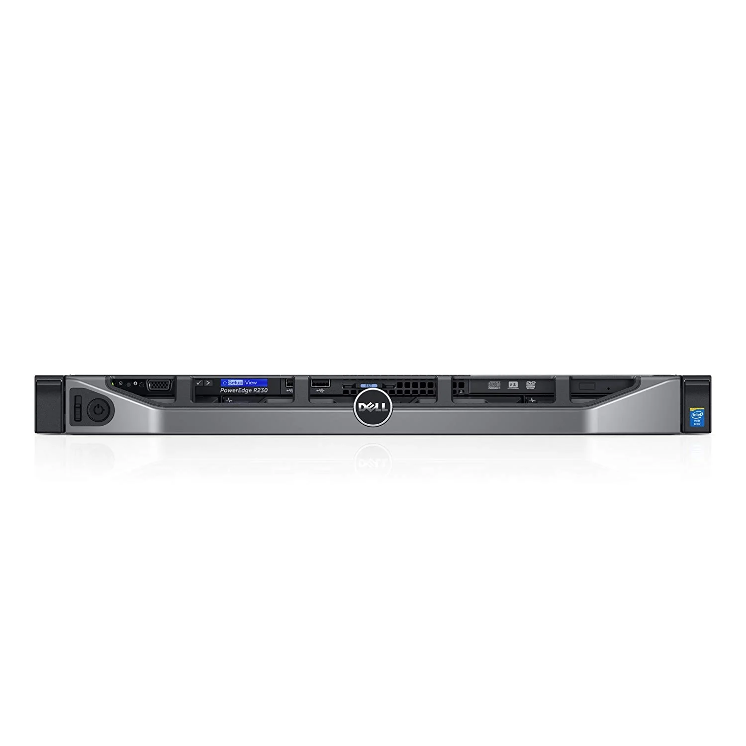 Dell PowerEdge R230 (DER2302) Intel Xeon E3-1220 V6 Processor 3.0 Ghz 4C/4HT,turbo up to 3.5Ghz, 8GB RAM, 1TB Hard Disk, DVD+/-RW, 1U Rack Server