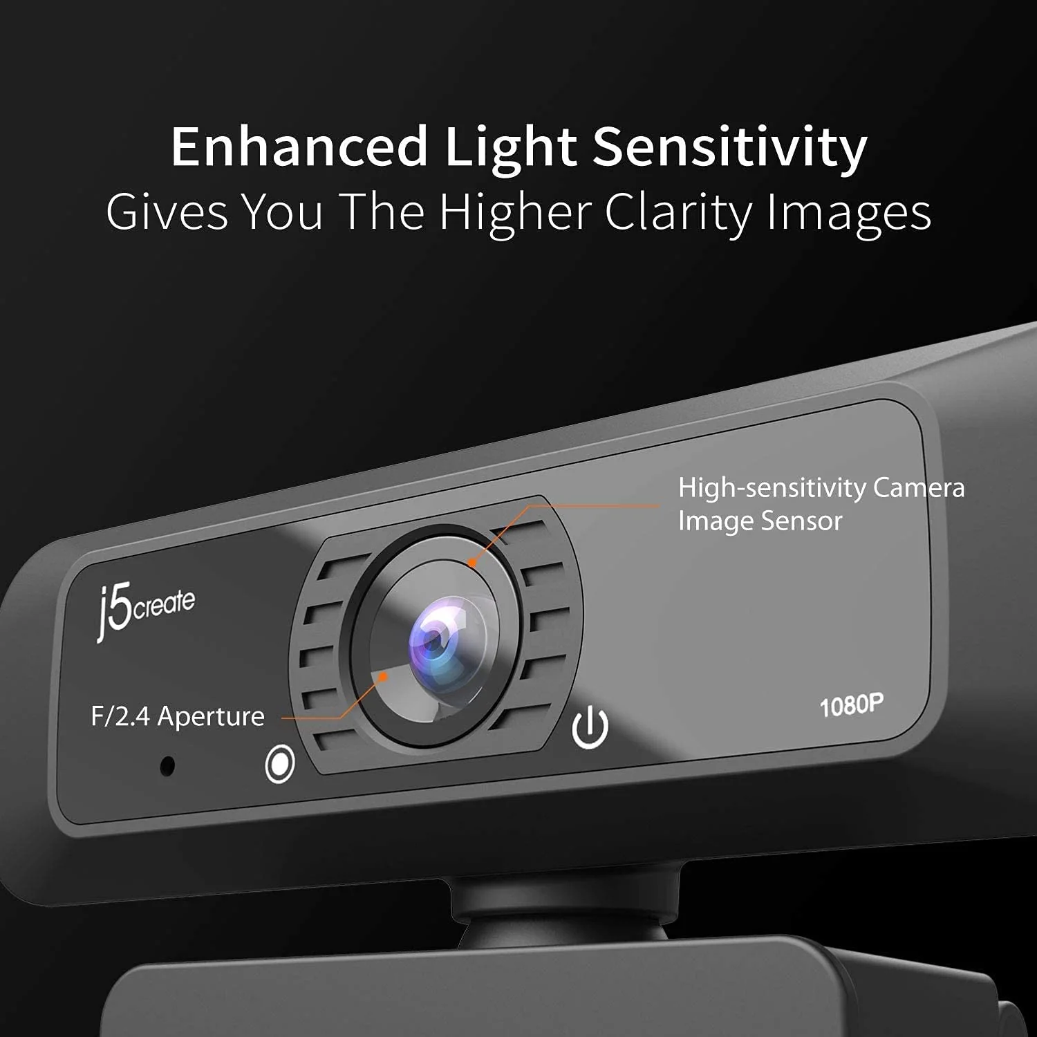 j5create USB 1080P HD Webcam with 360° Rotation, Suitable for Conferencing/Calling - JVCU100 - Image 3