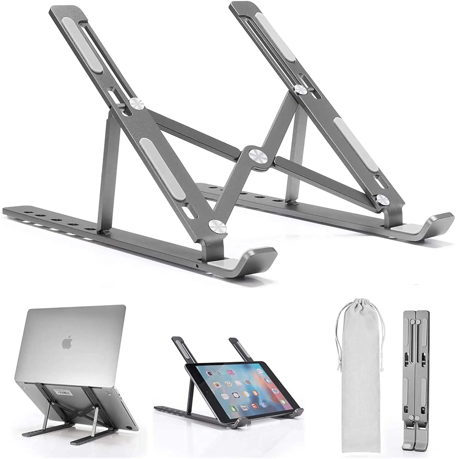Creative Folding Storage Bracket Laptop Stand - LG006-1 - Image 2
