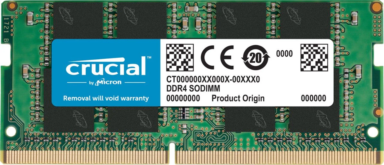 Crucial 4GB DDR4 2666 MT/S (PC4-19200) SODIMM - CT4G4SFS8266 Laptop RAM