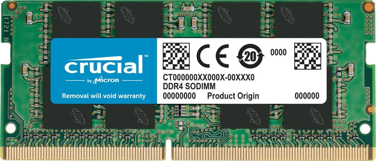 Crucial Laptop RAM DDR4 16GB 3200( CT16G4SFRA32A )