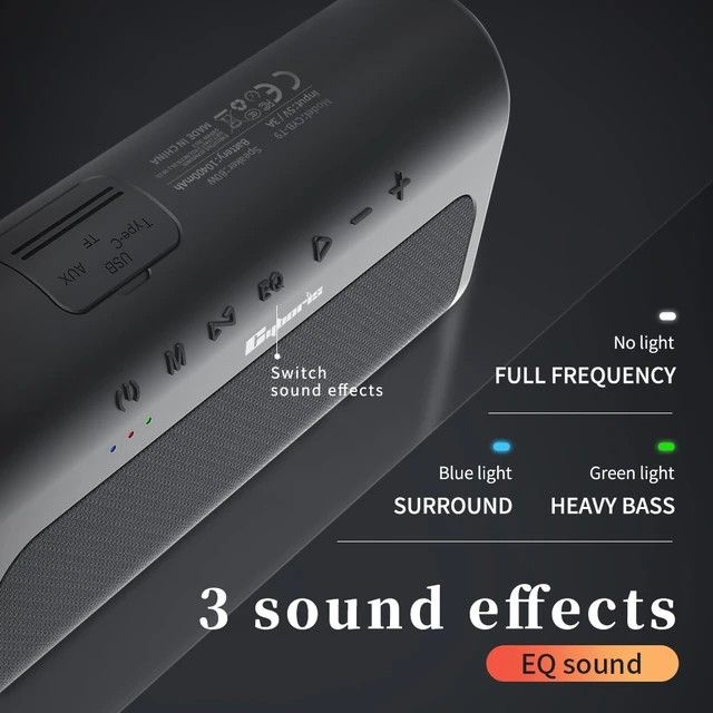 Cyboris T9 Spacecraft Series 80W High Power DSP Subwoofer Wireless Portable TWS Outdoor Bluetooth Speaker Subwoofer Audio System - Image 4