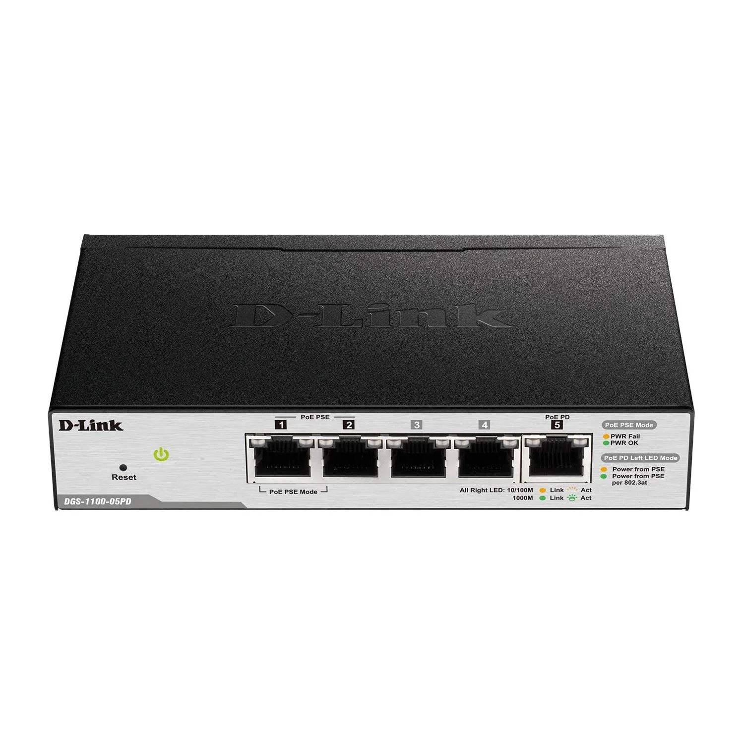 D-Link 5-Port Gigabit PoE Smart Managed Switch and PoE Extender DGS-1100-05PD