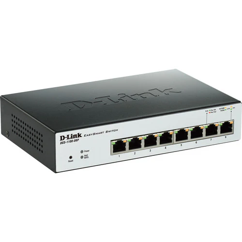D-Link 8-Port EasySmart Gigabit Ethernet PoE Switch (DGS-1100-08P) - Image 3