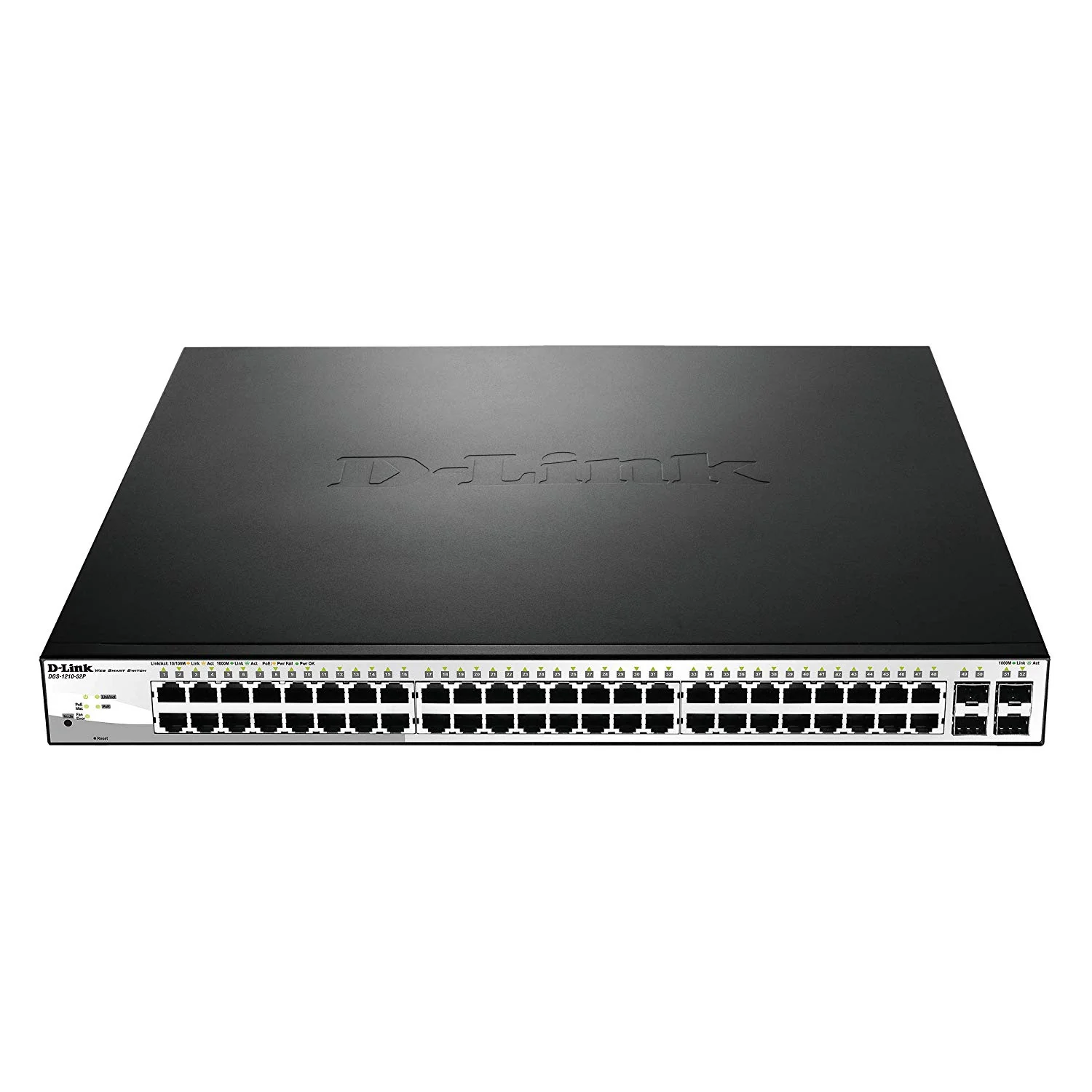 D-Link DGS-1210-52P 52-Port Gigabit Smart PoE Switch with 4 SFP Ports - Image 3
