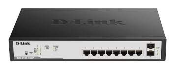 D-Link DGS-F1100-10PS 8 Port PoE Gigabit Smart Managed Switch + 2 SFP ports - Image 2