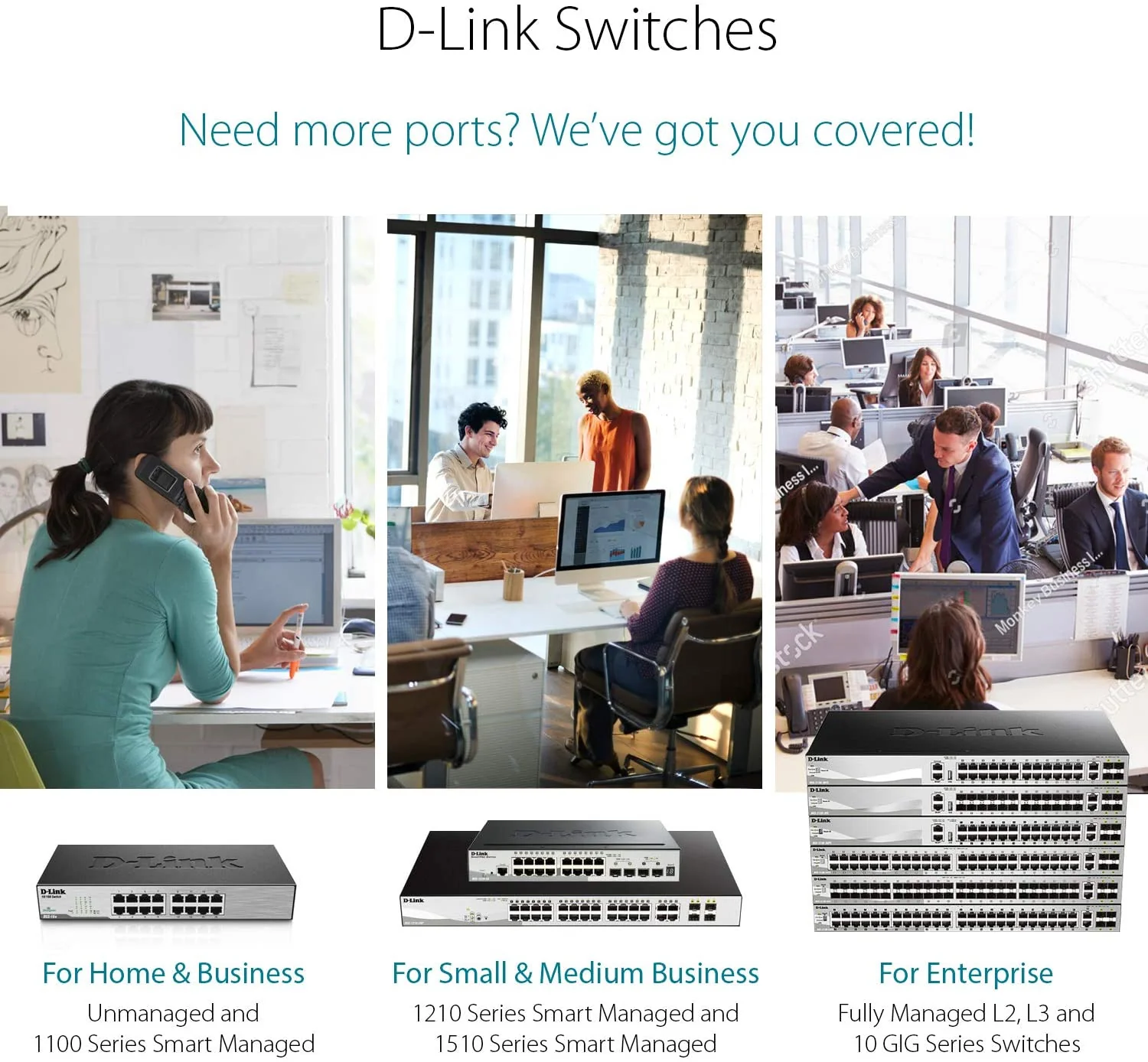 D-Link Fast Ethernet Switch, 24 Port Gigabit Unmanaged Fanless Network Hub Desktop or Rack Mountable (DGS-1024D) - Image 4
