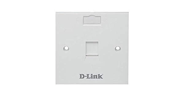 D-Link (NFP-0WHI11) Single Faceplate, Square, White - Image 2