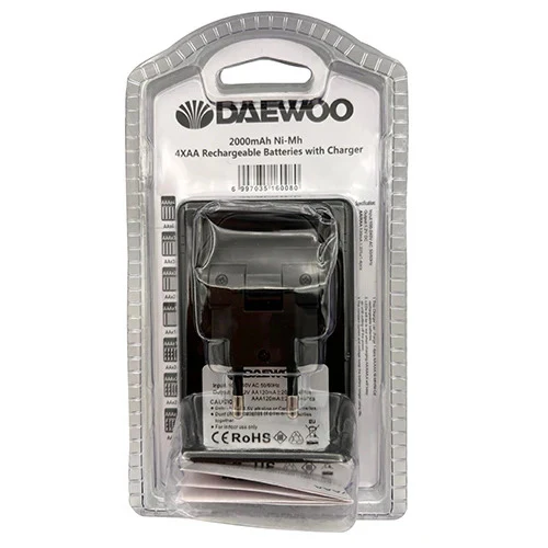 Daewoo Rechargeable Battery AA with charger - Image 2