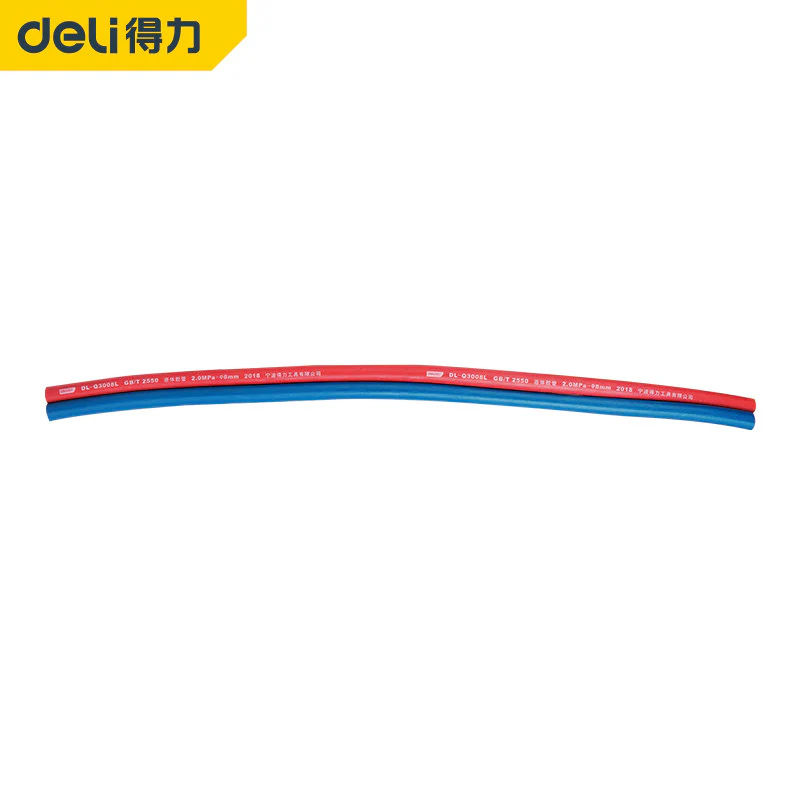 Deli DL-Q3008L 2.0MPa 6.0MPa Gas Hoses – Heavy Duty Industrial Grade Gas Hose for Welding, Cutting Torch Systems, Workshop, and Construction Applications - Image 3