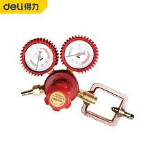 Deli DL-YQE-A Welding Regulators – Heavy Duty Gas Welding Pressure Regulators for Oxygen and Acetylene Cutting, Welding and Fabrication Applications