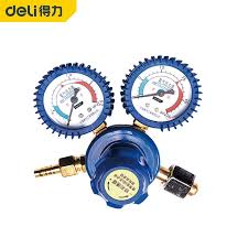 Deli DL-YQY 15MPa 2.0MPa Welding Regulators – Heavy Duty Industrial Gas Regulator for Workshop, Fabrication, Welding, and Construction Applications