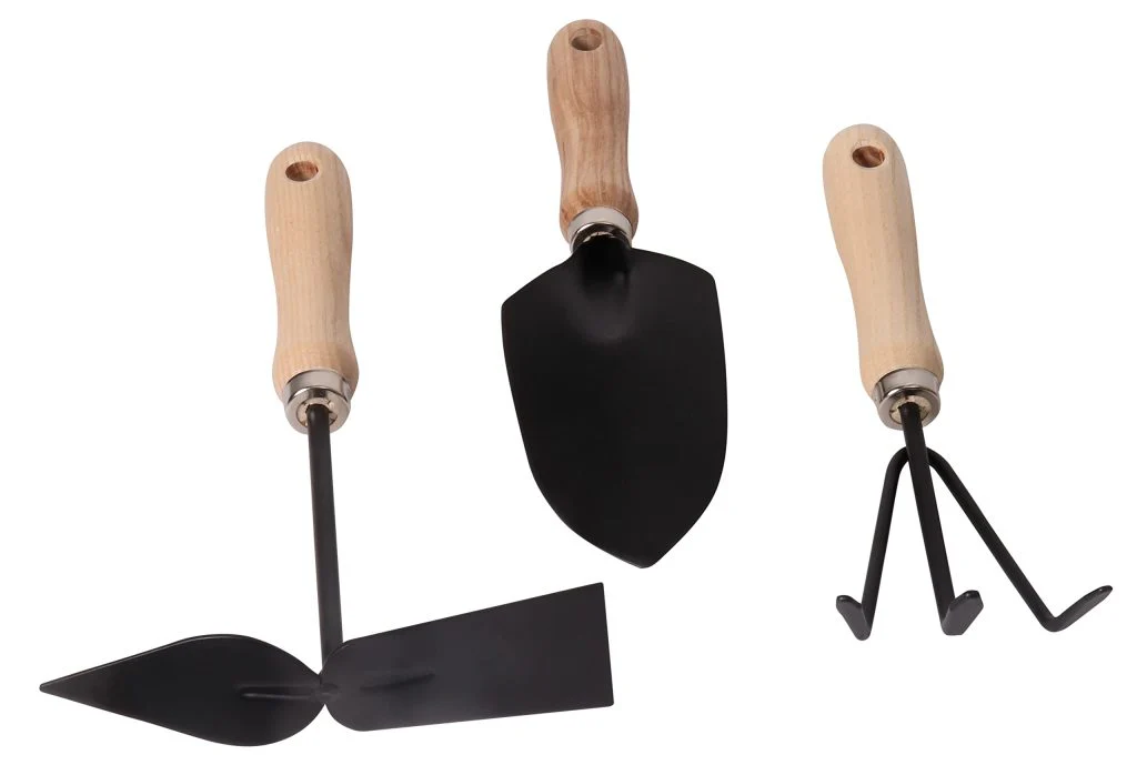 Deli DL580833 3pcs 310mm 12" Gardening Three-Piece Set – Heavy Duty Lopper, Hoe, Shovel, and Three-Tooth Harrow for Garden Maintenance Workshop and DIY Use - Image 3
