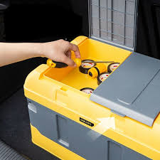 Deli DL884275 75L 615x350x360mm Plastic Tool Box – Heavy Duty PP Storage Box with 100kg Load Capacity for Workshop Construction DIY and Automotive Use - Image 3