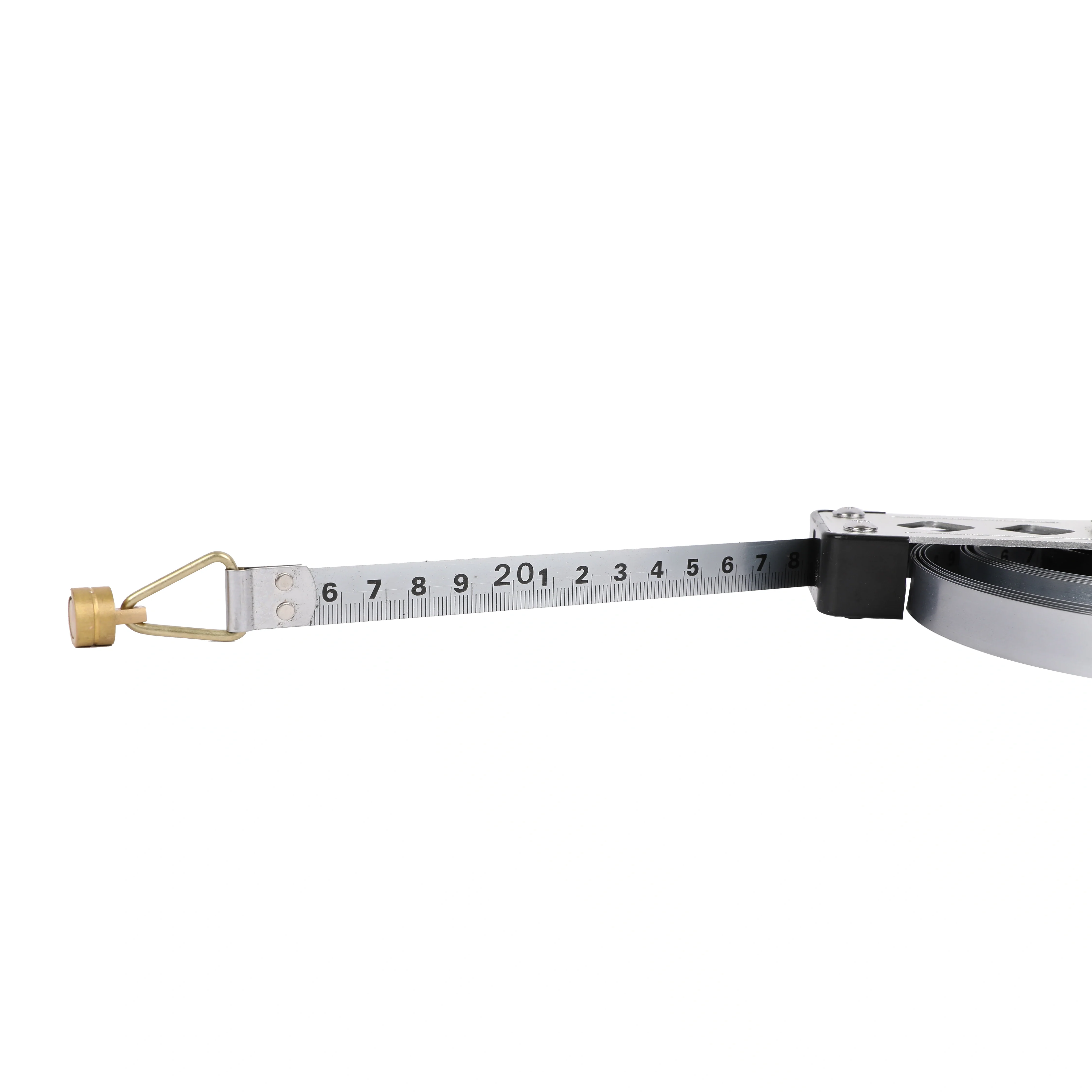 Deli DL9420 20m Dipstick Measuring Tape – Pure Copper Hammer Head with Aluminum Alloy Frame & Stainless Steel Construction - Image 2