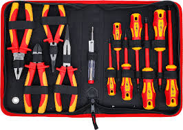 Deli DQ91003 1000V Insulation Tool Set 10-Piece – Professional VDE Certified Insulated Hand Tools Kit for Electrical Installation, Maintenance and Safety Work - Image 2