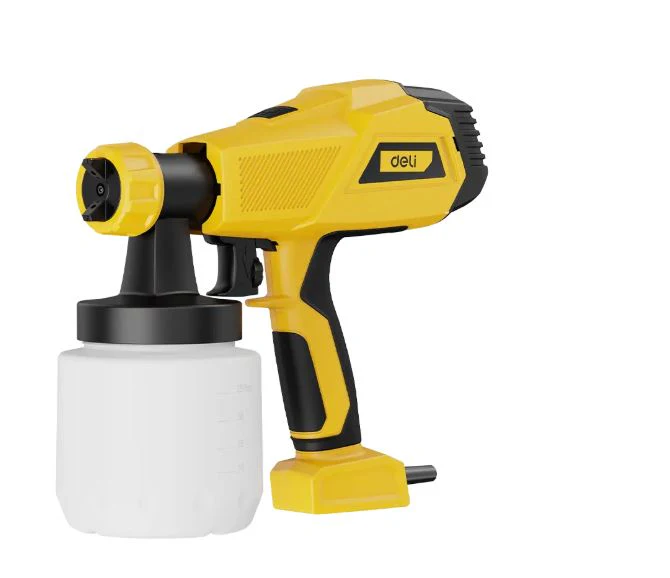 Deli EDC090 450W Electric Spray Gun – High-Performance Paint Sprayer for Smooth Coating on Walls, Wood & Metal - Image 2