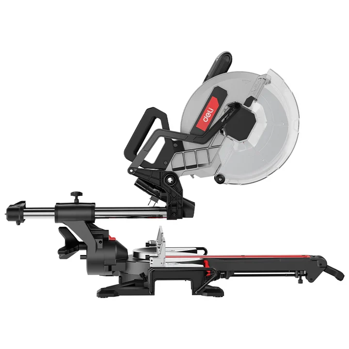 Deli EDE570 2000W 220-240V Mitre Saw – Heavy Duty Professional Wood Cutting Machine for Carpentry, Construction, Furniture Manufacturing, Workshop, and Industrial Applications - Image 3