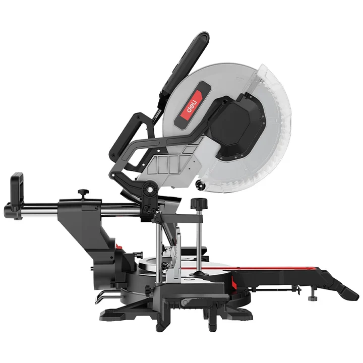 Deli EDE571 2000W 305mm Mitre Saw – Heavy Duty Professional Wood Cutting Machine for Carpentry, Construction, Furniture Manufacturing, Workshop, and Industrial Applications - Image 3