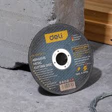Deli EDH-SZP230-E2 230mm x 1.6mm x 22.2mm Flat Centre Abrasive Metal Cutting Disc – Heavy Duty Professional Cutting Wheel for Steel, Metal Fabrication, and Industrial Applications - Image 3