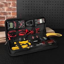 Deli EDL-C1007E-Z 7 Pcs Electrician Tool Set – Professional Electrical Kit with Multimeter, Clamp Meter, and Essential Tools for Workshop, Installation, and Maintenance Applications - Image 2