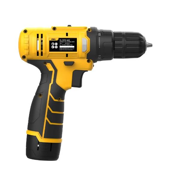 Deli EDL-DZ12-4A2 12V Lithium-Ion Cordless Drill – 30Nm Torque with 2.0Ah Battery for Drilling & Screw driving - Image 3