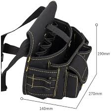 Deli EDL-P5 25x14x21cm Tool Bag – Heavy Duty Professional Storage Solution for Workshop, Construction, Automotive, and Maintenance Applications - Image 2