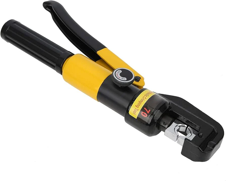 Deli EDL-YQ70 6-70mm² Hydraulic Crimper – Heavy Duty Hydraulic Cable Crimping Tool with 45kN Crimping Force for Electrical and Industrial Use - Image 2