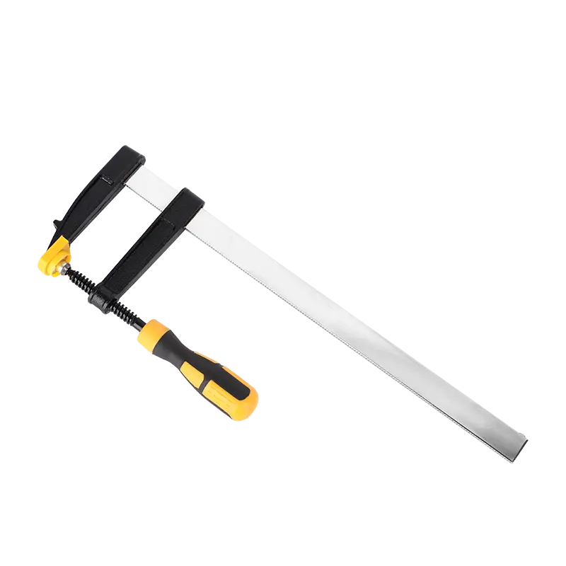 Deli EDL111230 120x300mm F Clamp – Heavy Duty Industrial Clamp with 2000N Maximum Force for Woodworking, Metal Fabrication, Workshop Assembly, and Construction Applications