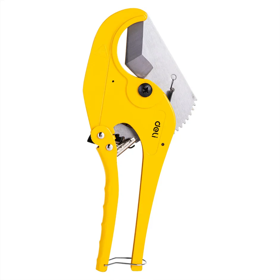Deli EDL2509 225mm PVC Pipe Cutter – Heavy Duty Pipe Cutting Tool with 3–63mm Cutting Capacity for Plumbing, Construction and Workshop Use - Image 2