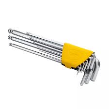 Deli EDL3090 9 Pcs Ball Point Hex Key Set – Heavy Duty Professional Allen Key Wrench Set for Automotive Repair, Machinery Maintenance, and Industrial Workshop Applications - Image 2