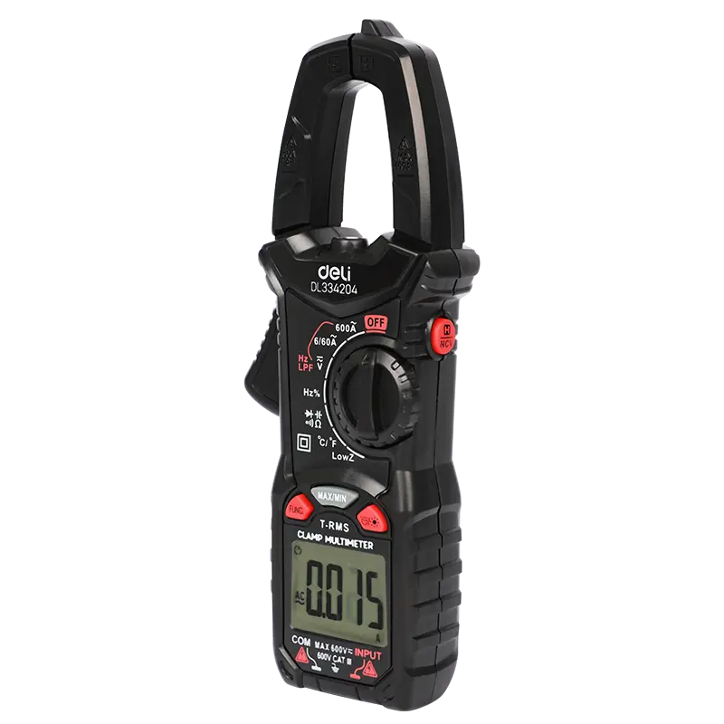 Deli EDL334204 600V Digital Multimeter 5999 Counts CAT III – Professional Electrical Tester with High Precision Measurement