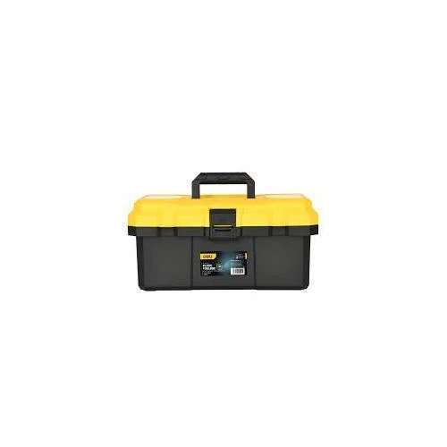 Deli EDL432618 400x210x190mm 18 inch Tool Box – Heavy Duty Professional Portable Storage Case for Workshop, Construction, Automotive, and Industrial Applications