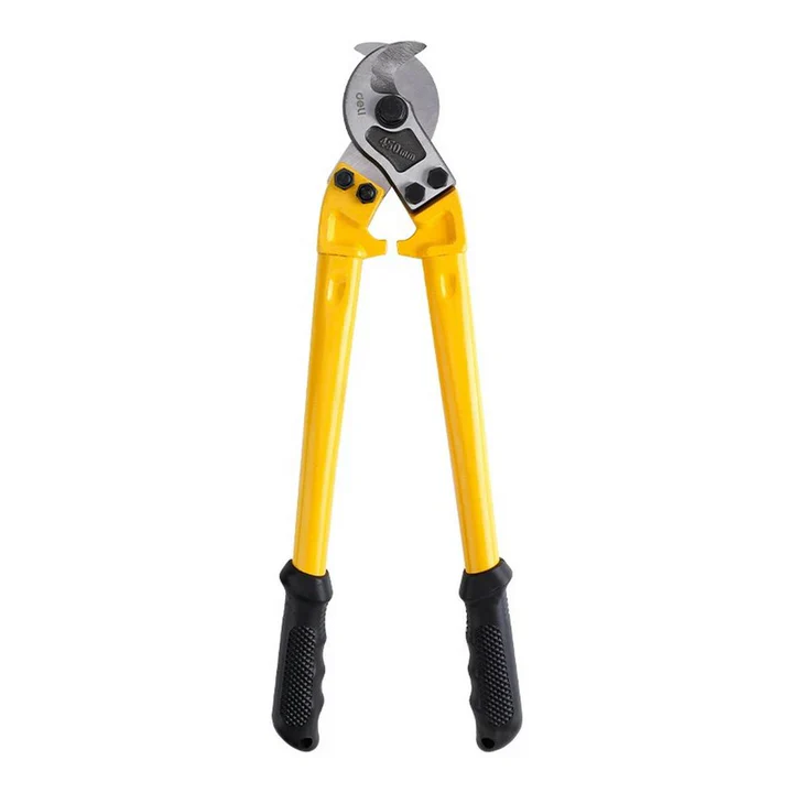 Deli EDL45018 18″ Heavy Duty Cable Cutter – High Leverage Steel Wire & Electrical Cable Cutting Pliers - Image 2