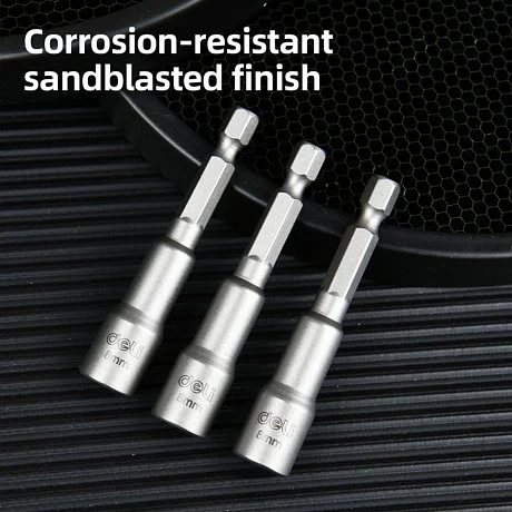 Deli EDL4808T 8mm 65mm 3 Piece Magnetic Nut Driver Set – Heavy Duty Tools for Workshop, Automotive, Electrical, and Maintenance Applications - Image 2