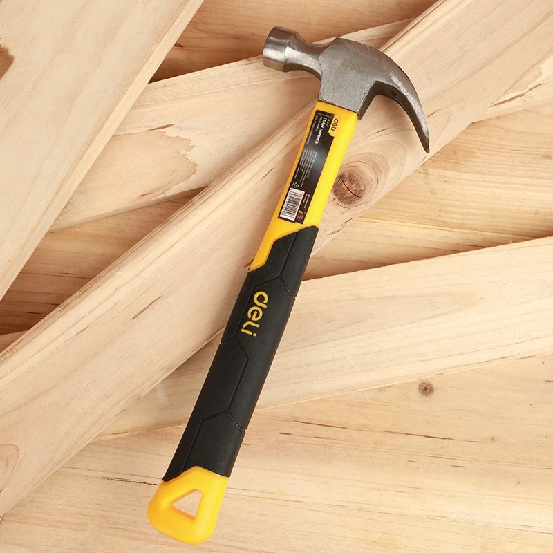 Deli EDL5072 16oz Claw Hammer – Heavy Duty Professional Claw Hammer for Carpentry, Construction, Framing, Workshop Repairs, and Industrial Maintenance Applications - Image 3