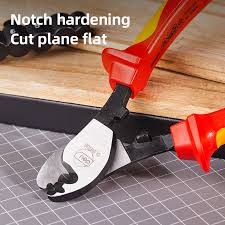 Deli EDL515106 6" 160mm Insulated Cable Cutter – Heavy Duty Professional Electrical Cutting Tool for Workshop, Installation, and Maintenance Applications - Image 4