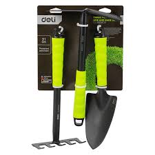 Deli EDL580803 3pcs 310mm 12" Lopper Set – Heavy Duty Gardening Hoe, Shovel, and Rake for Lawn Maintenance Workshop and DIY Use - Image 4