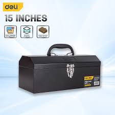 Deli EDL6162 20" 484x160x150mm Cold Rolled Steel Tool Box – Heavy Duty Professional Storage Solution for Workshop, Construction, Automotive, and Industrial Applications - Image 3