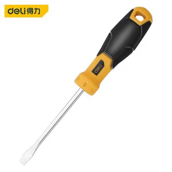 Deli EDL6361501 6.0mm 150mm Slotted Screwdriver – Professional Precision Hand Tool for Electrical, Mechanical, Workshop, and Maintenance Applications