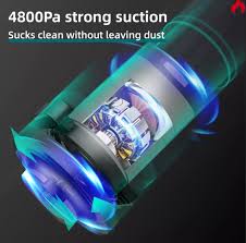 Deli EDL8080 7.2V 75W 5000mAh Lithium-Ion Vacuum Cleaner – Portable Heavy Duty Cordless Handheld Vacuum for Home Car Workshop and DIY Use - Image 2