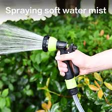 Deli EDL8758 3/4" Plastic Trigger Nozzle – Heavy Duty 7-Spray Pattern Water Gun for Gardening Car Washing Workshop and DIY Use - Image 2