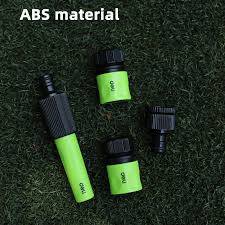 Deli EDL8798 5 Pcs 1/2" 3/4" 5" Twist Nozzle Set – Heavy Duty Hose Connector Kit for Gardening Watering Car Washing Workshop and DIY Use - Image 2