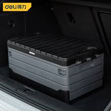 Deli EDL884160 60L 615x295x357mm Storage Box – Heavy Duty PP Container with 100kg Load Capacity for Workshop Construction DIY and Home Use - Image 4