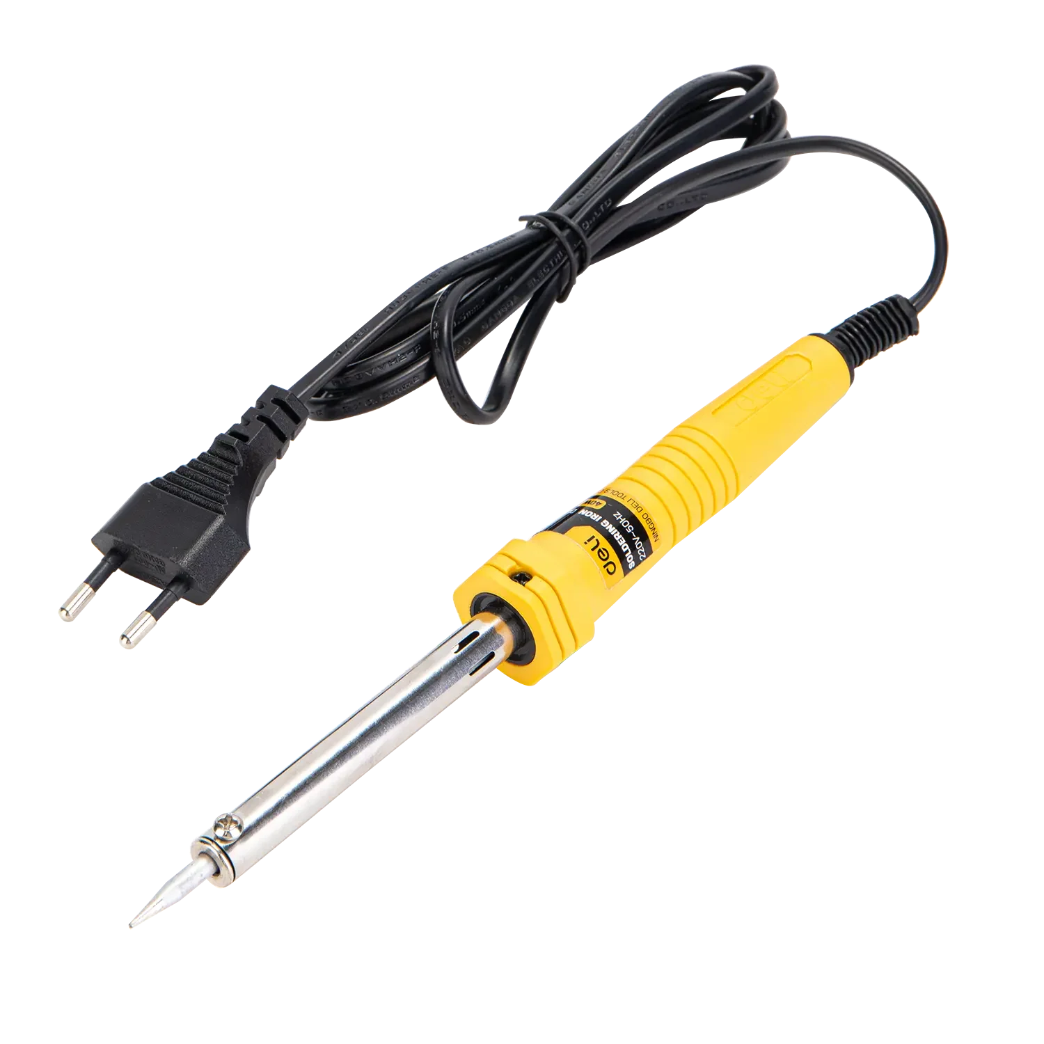 Deli EDL8860 220V 50Hz 60W Electric Soldering Iron – Heavy Duty Professional High Power Precision Soldering Tool for Electronics Repair, Electrical Work, Workshop, and Industrial Applications