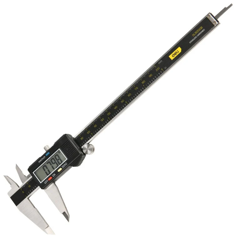Deli EDL91200B 0–200mm 0.01mm ±0.03mm Digital EDL91200B– Professional Precision Measuring Tool for Engineering, Workshop, Industrial, and Quality Control Applications