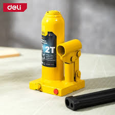 Deli EDQ71002 2T Hydraulic Bottle Jack – Heavy Duty Compact Hydraulic Lifting Jack for Automotive, Workshop and Industrial Use - Image 2